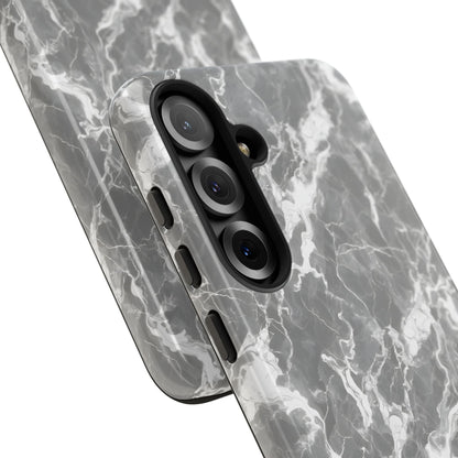 Marble Crush in Charcoal Grey - iPhone Case, Samsung Galaxy Case, Google Pixel Case