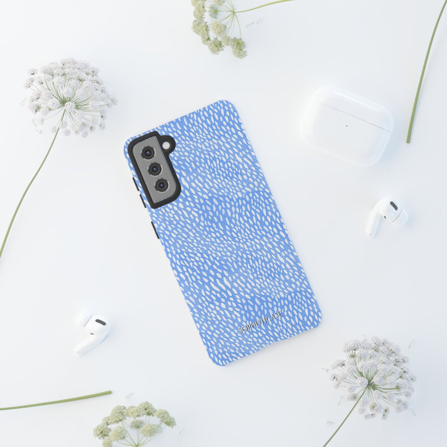 Oh Deer! in Blue - Tough Phone Case