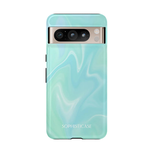 Liquid Magic in Green Haze - Drop Proof Phone Case for Google Pixel