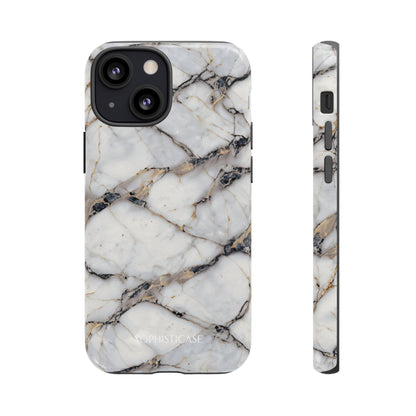 Marble Opulence in Cracked Beige - iPhone Case, Samsung Galaxy Case, Google Pixel Case