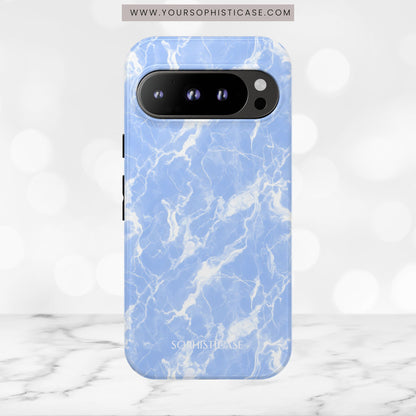 Marble Crush in Blue - Tough Phone Case