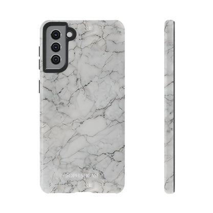 Marble Opulence in White - iPhone Case, Samsung Galaxy Case, Google Pixel Case