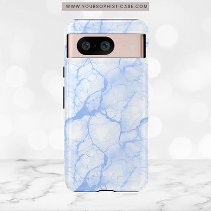 Marble Opulence in Blue - Tough Phone Case