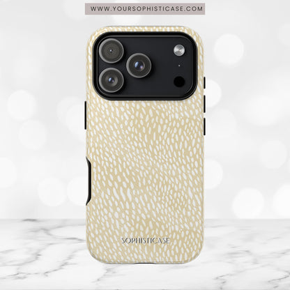 Oh Deer! in Neutral Beige- Tough Phone Case
