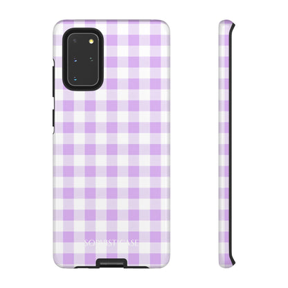 Tough Case - Gingham in Purple