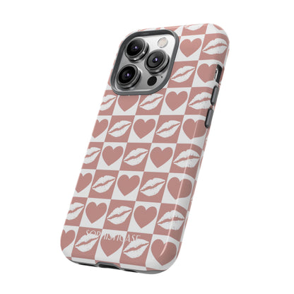 Belle Amie in Neutral Brown - Galentines Release - Drop Proof Protective Phone Case for iPhone, Samsung Galaxy and Google Pixel