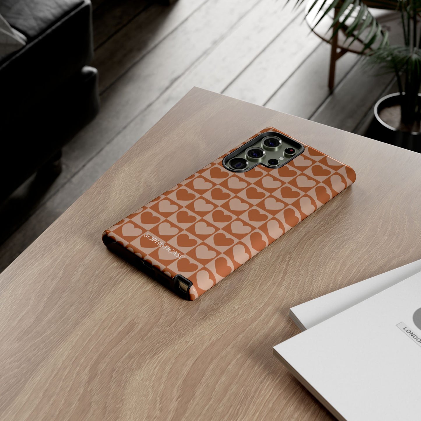 Tough Love in Brown - Tough Phone Case