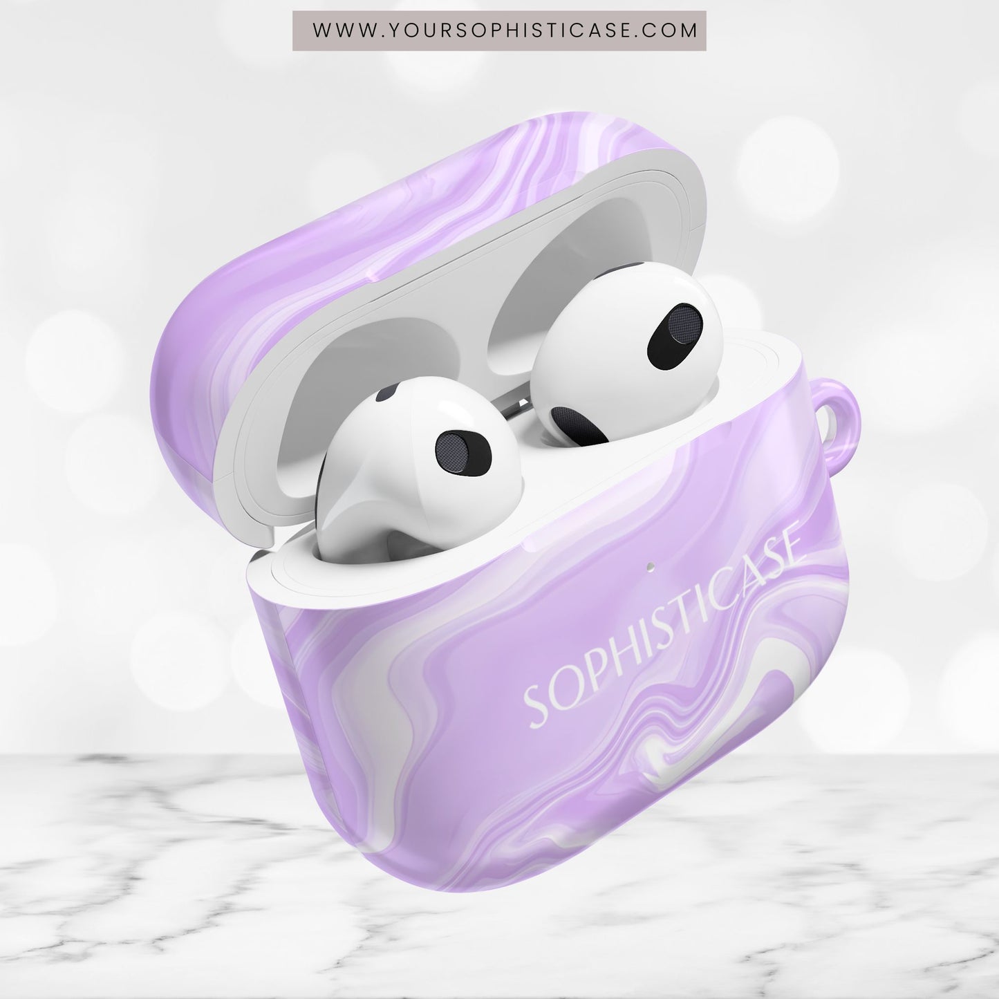 AirPod Cases - Liquid Dreams in Light Purple
