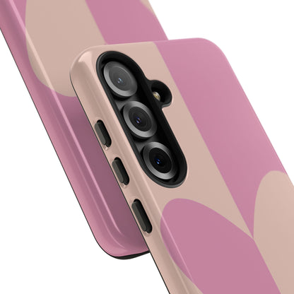 Be Mine in Pink and Brown - iPhone Case, Samsung Galaxy Case, Google Pixel Case