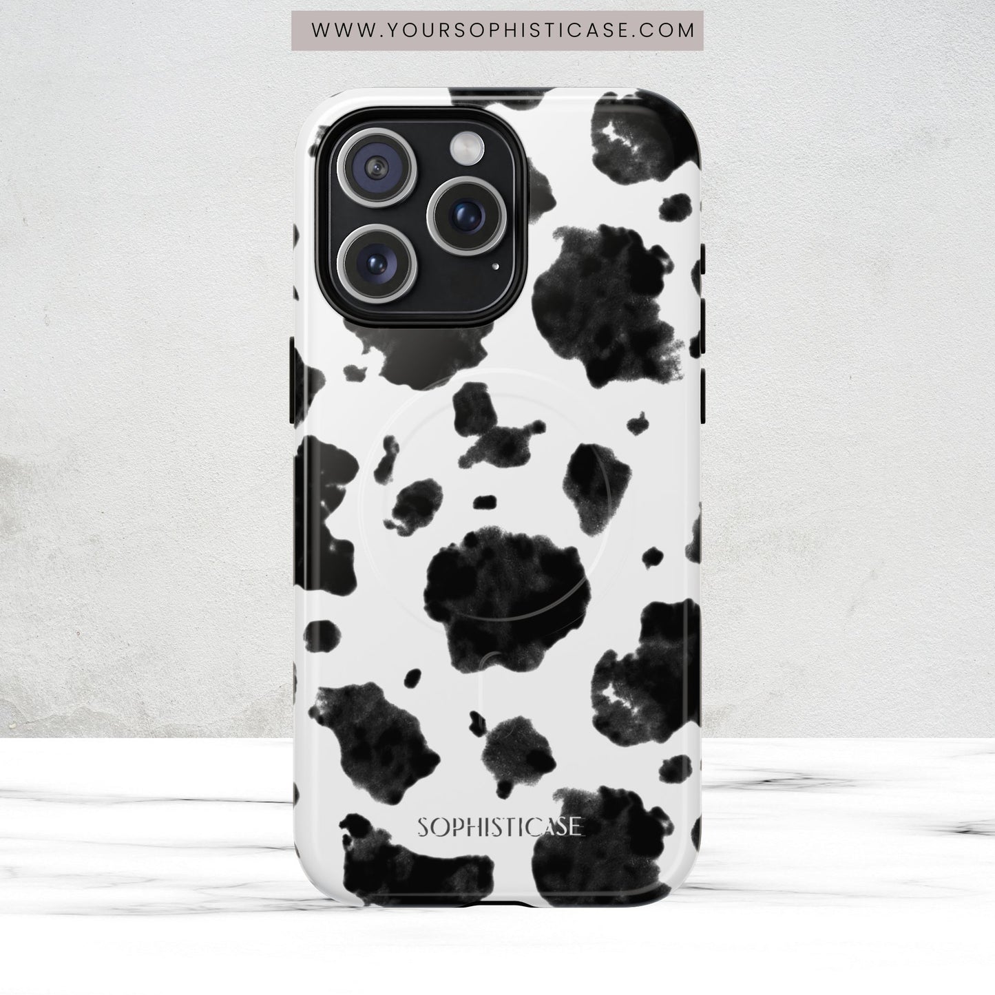 Holy Cow in Black - Magsafe Case