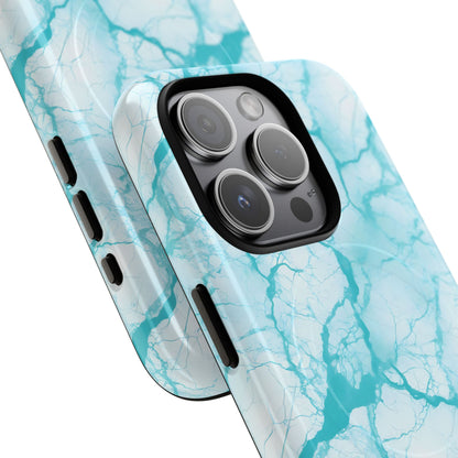 Marble Opulence in Aqua - Magsafe Case
