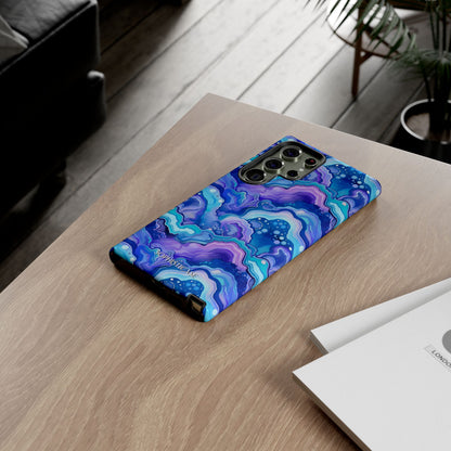 Nightstone in Lapis Wave - Tough Phone Case