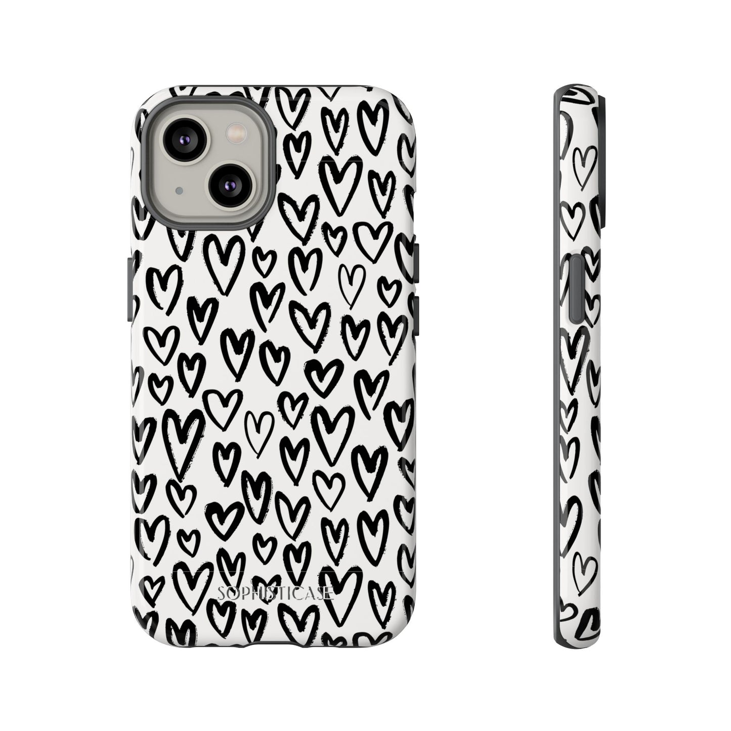 Dark Thoughts in Urban Heart - Tough Phone Case