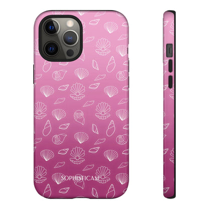 Seashell Society in Purple - iPhone Case