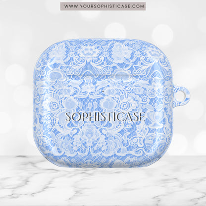 AirPod Cases - Luxe Lace in Blue