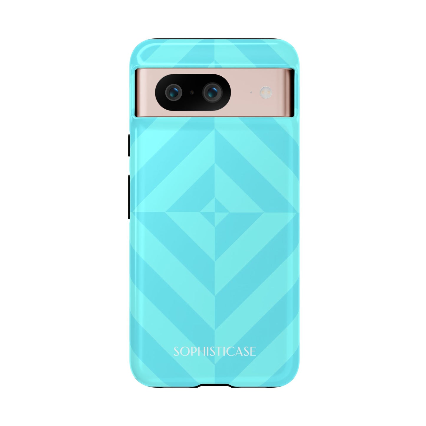 Zenergy in Aqua - Dual Layer Shockproof Phone Case for iPhone, Google Pixel and Samsung Galaxy