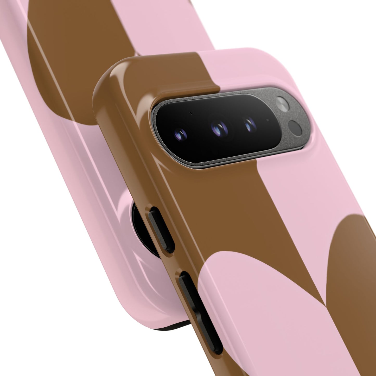 Be Mine in Pink and Brown - iPhone Case, Samsung Galaxy Case, Google Pixel Case