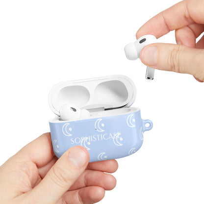 AirPod Cases - Moon Phase in Baby Blue