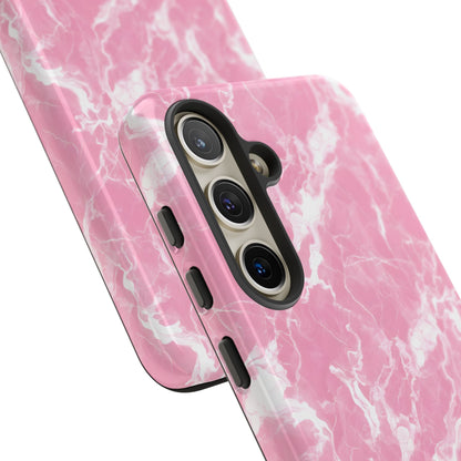 Marble Crush in Pink - Tough Phone Case