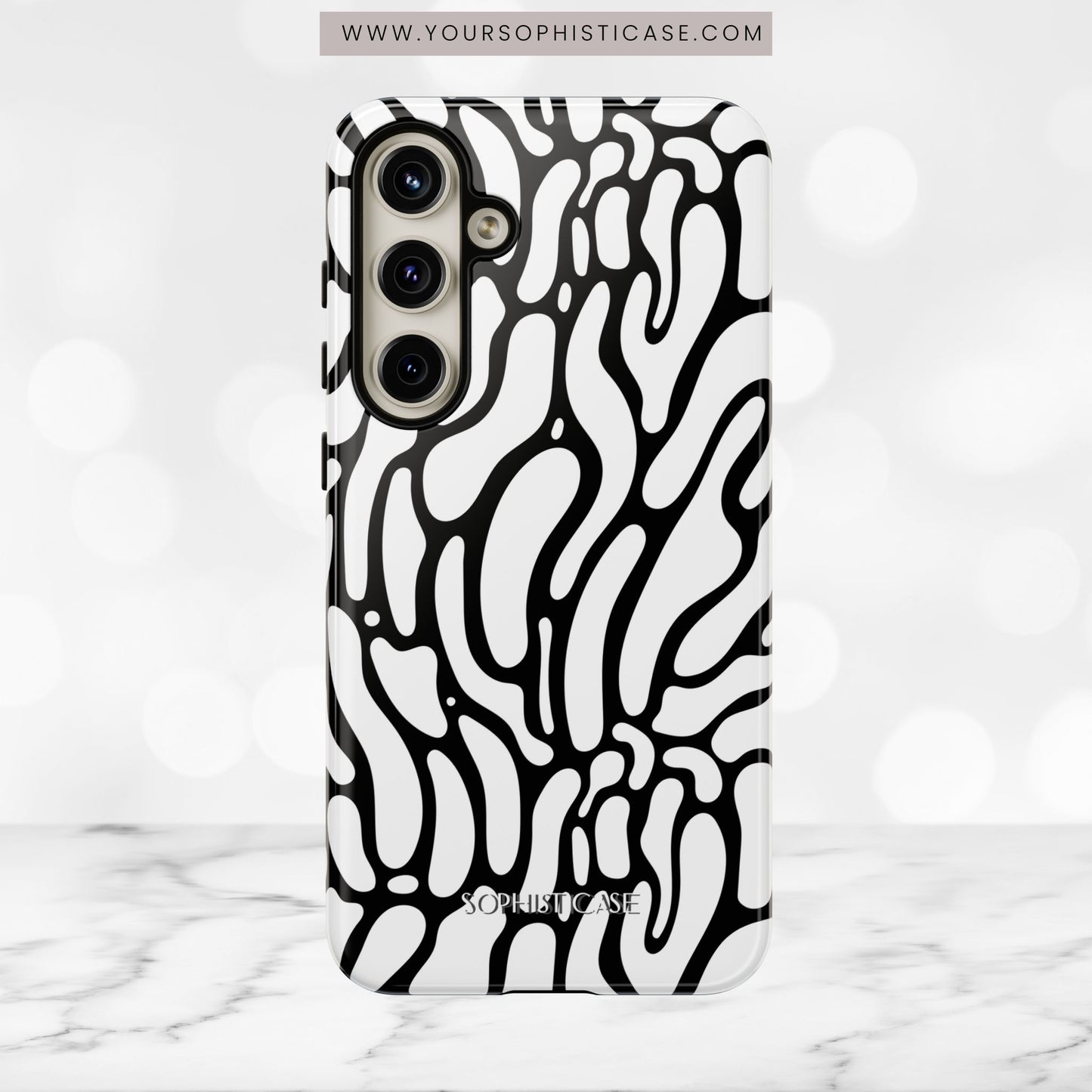 Dark Thoughts in Onyx - Tough Phone Case
