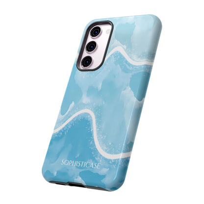 Serenity in Blue - Drop Proof Phone Case for iPhone, Samsung Galaxy and Google Pixel