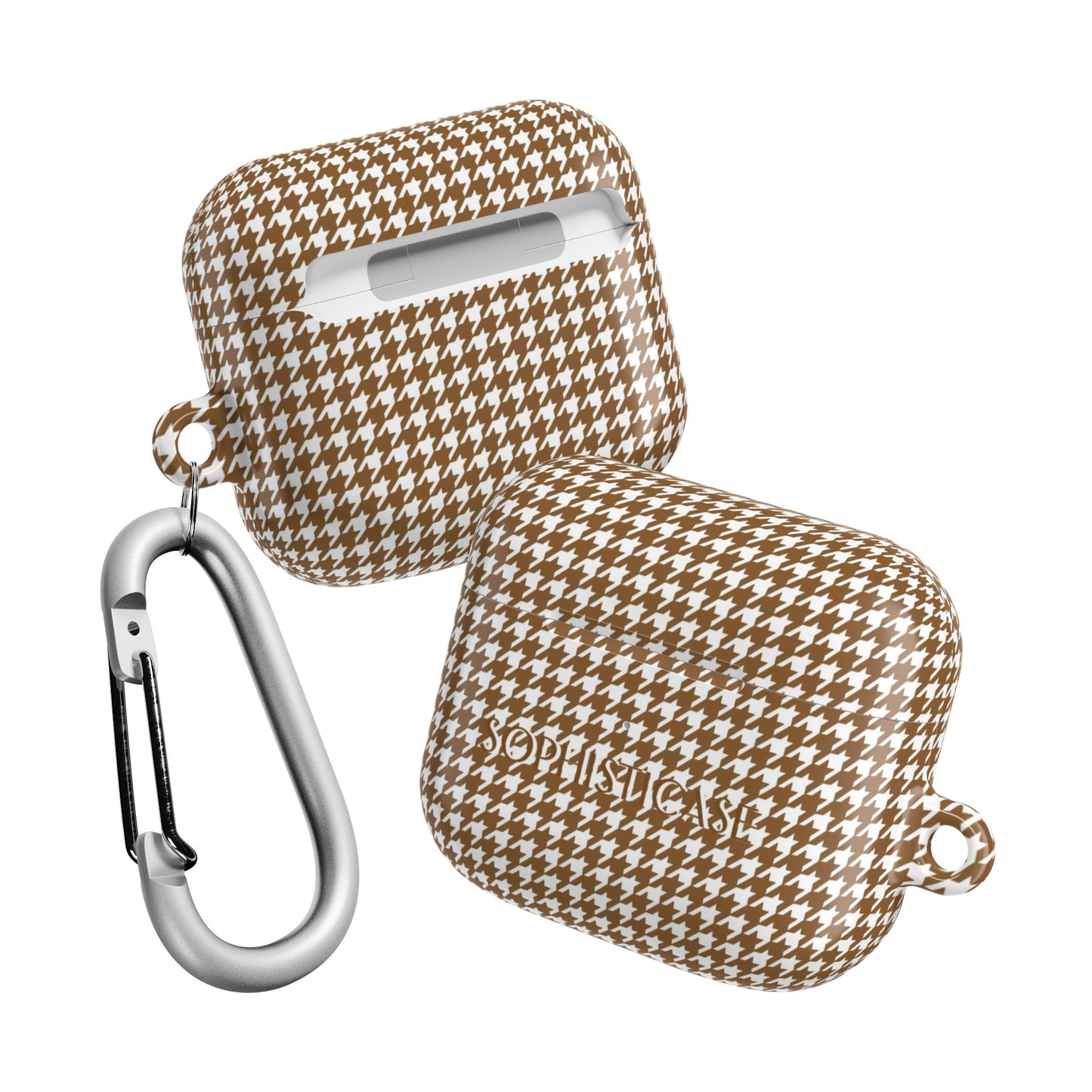 AirPod Cases - Houndstooth in Brown