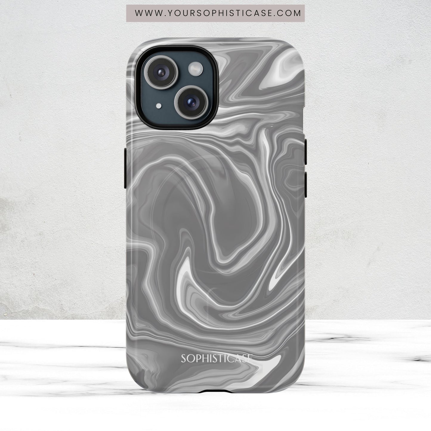 Liquid Dreams in Charcoal - Magsafe Case