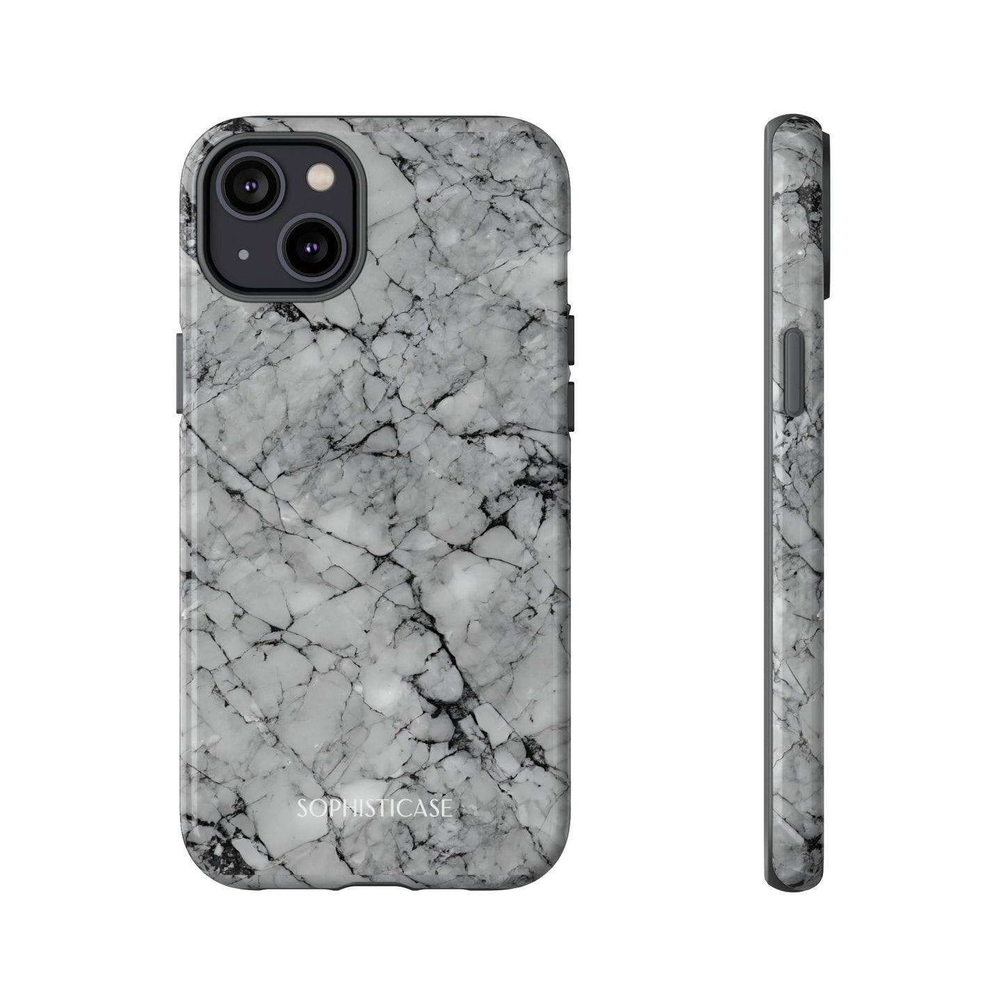 Marble Opulence in Grey - iPhone Case, Samsung Galaxy Case, Google Pixel Case