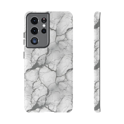 Marble Opulence in Charcoal Grey - Tough Phone Case
