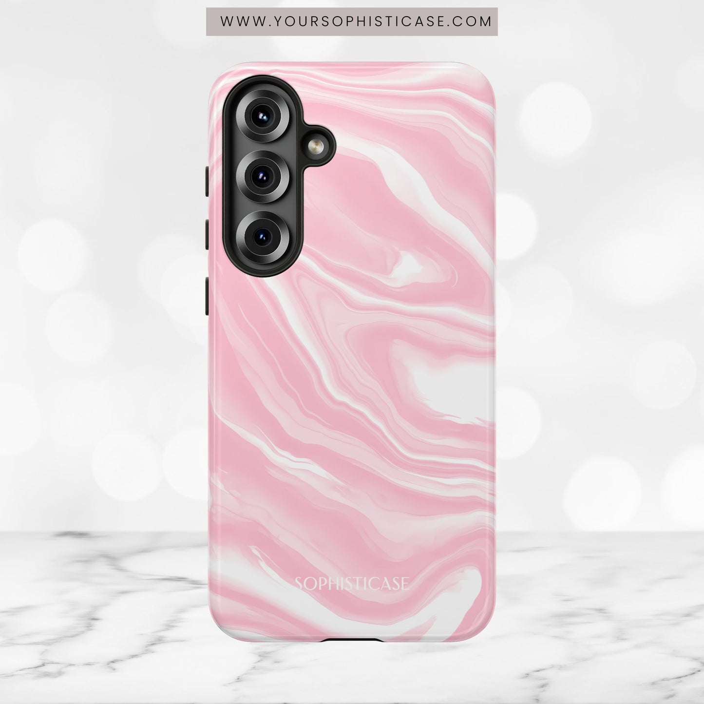 Liquid Dreams in Pink - Tough Phone Case