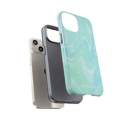 Liquid Magic in Green Haze - Drop Proof Phone Case for iPhone