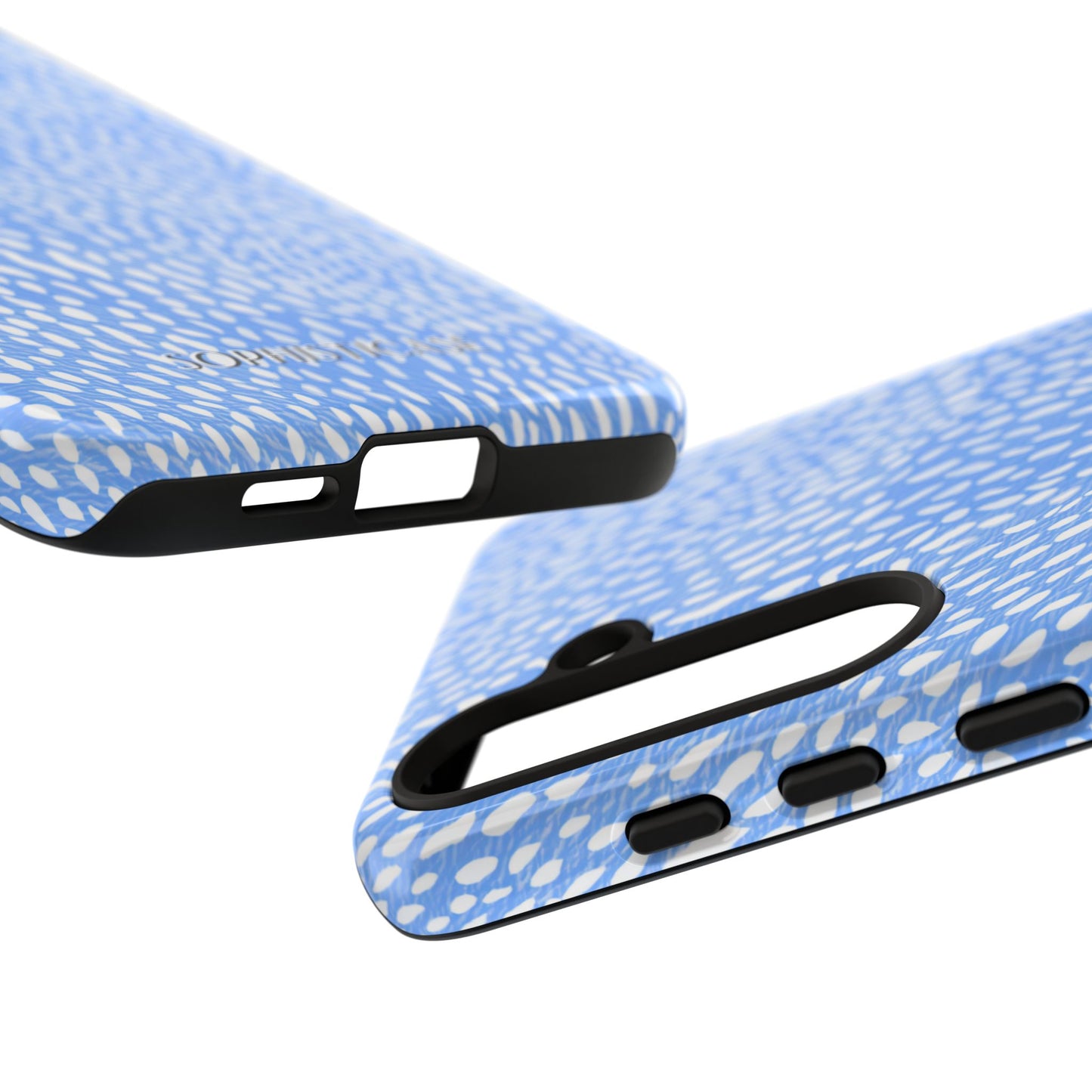 Oh Deer! in Blue - Protective Phone Case for Samsung Galaxy