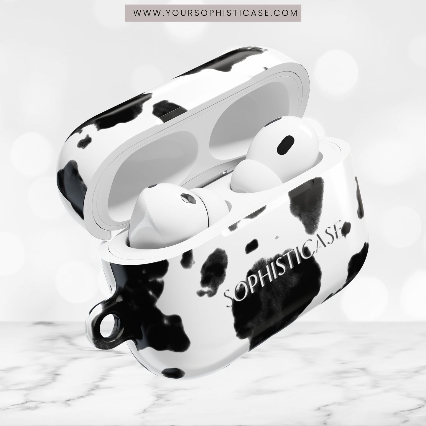 AirPod Cases - Holy Cow in Black
