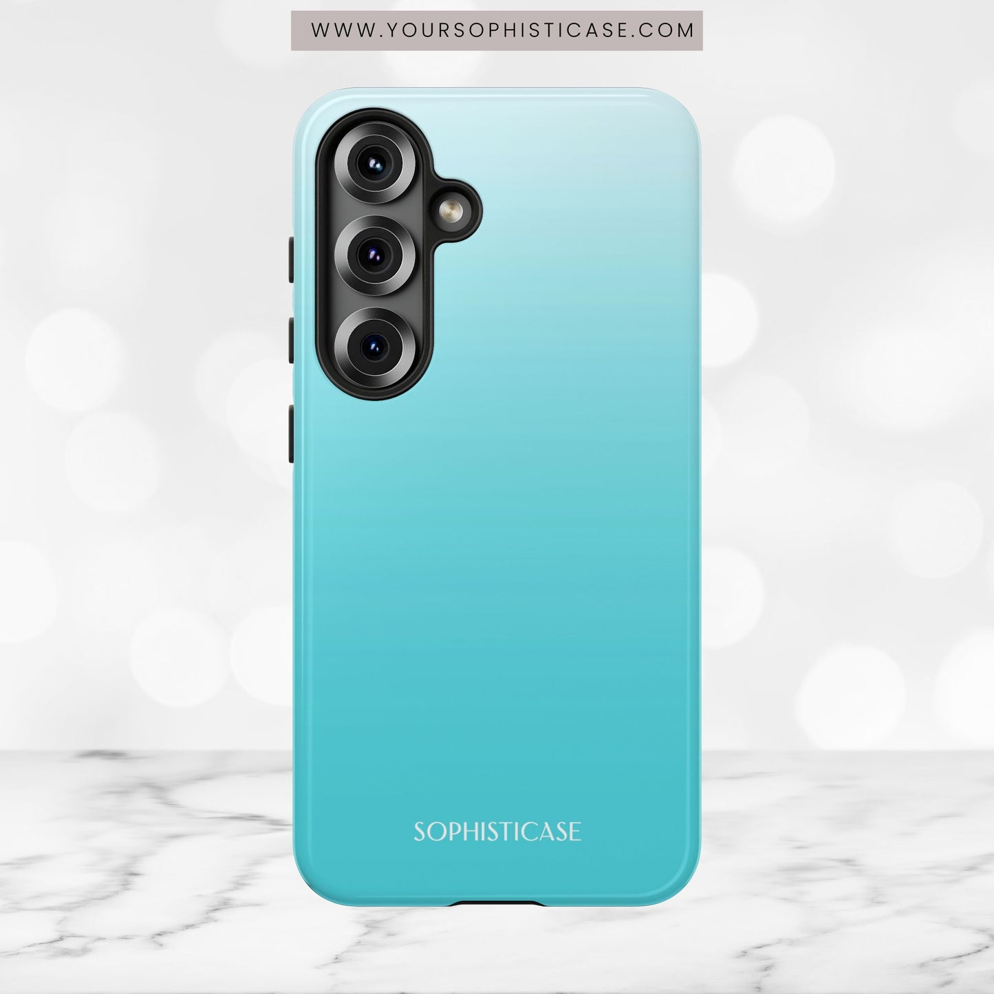 Heavenly in Aqua - Tough Phone Case
