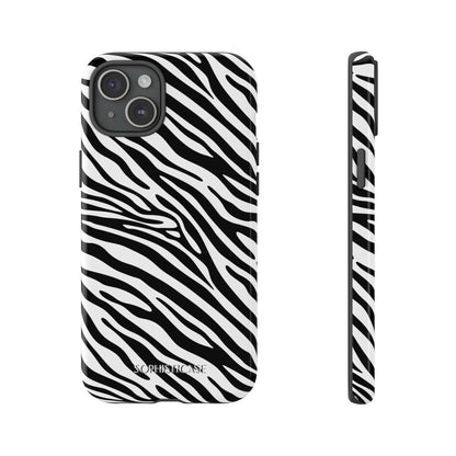 Dark Thoughts in Urban Zebra - Tough Phone Case
