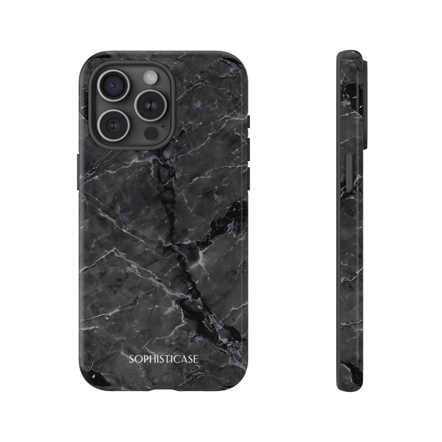 Marble Opulence in Black - iPhone Case, Samsung Galaxy Case, Google Pixel Case