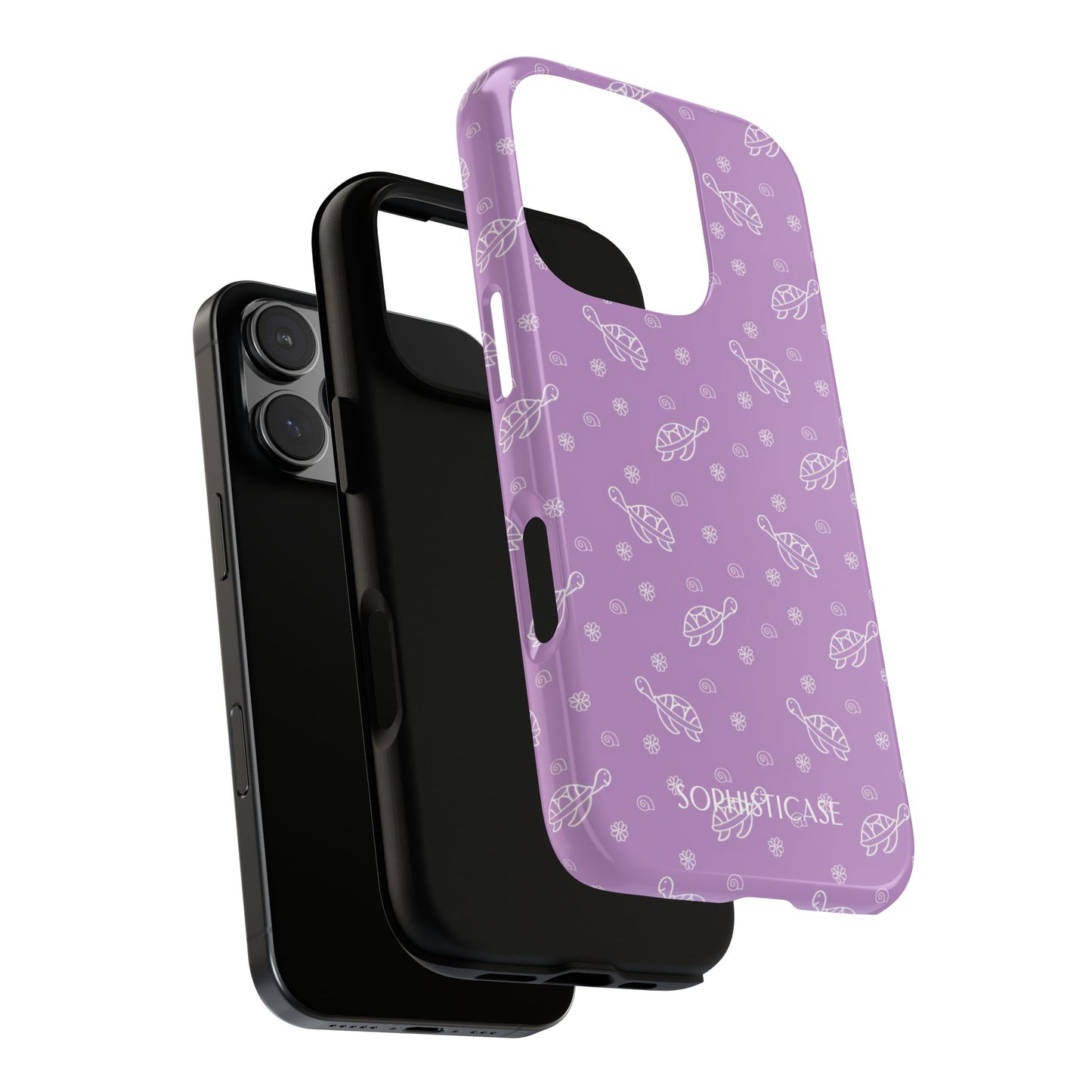 Turtle Island in Purple - Drop Proof iPhone Case