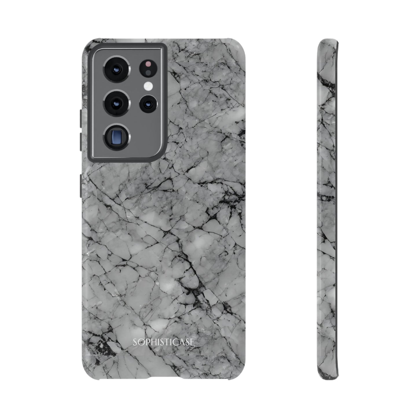 Marble Opulence in Grey - iPhone Case, Samsung Galaxy Case, Google Pixel Case