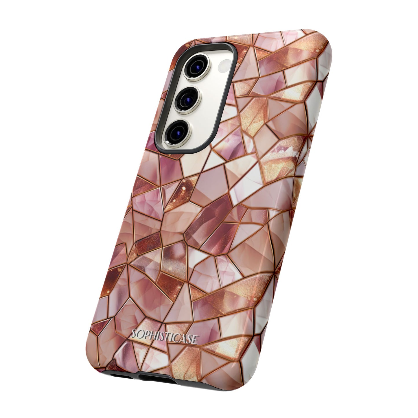 Rose' Runway in Champagne Mosaic - Tough Phone Case