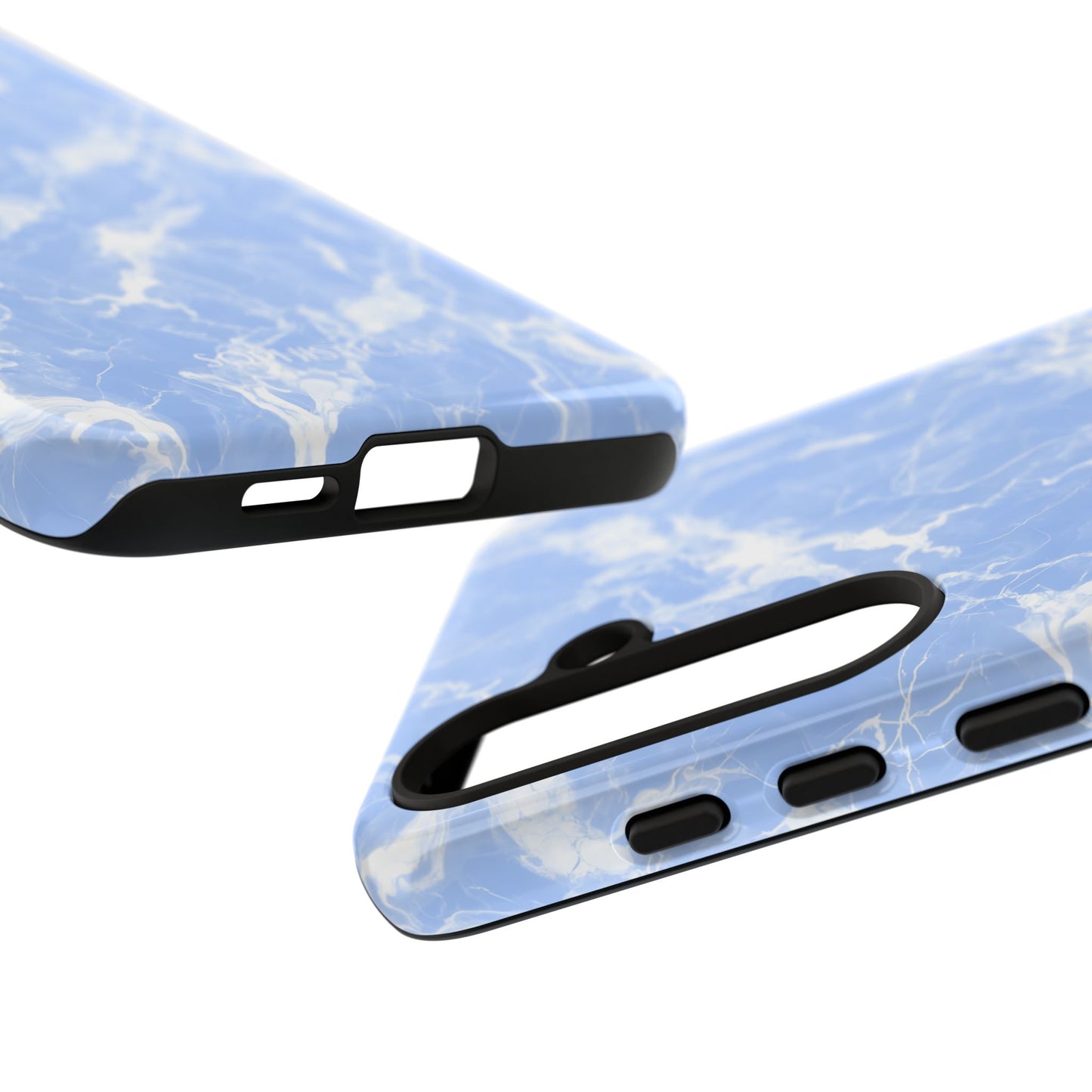 Marble Crush in Blue - Tough Phone Case