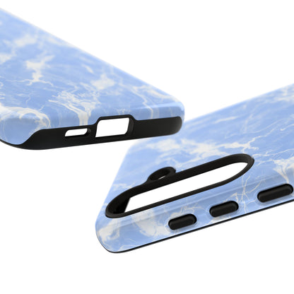 Marble Crush in Blue - Tough Phone Case