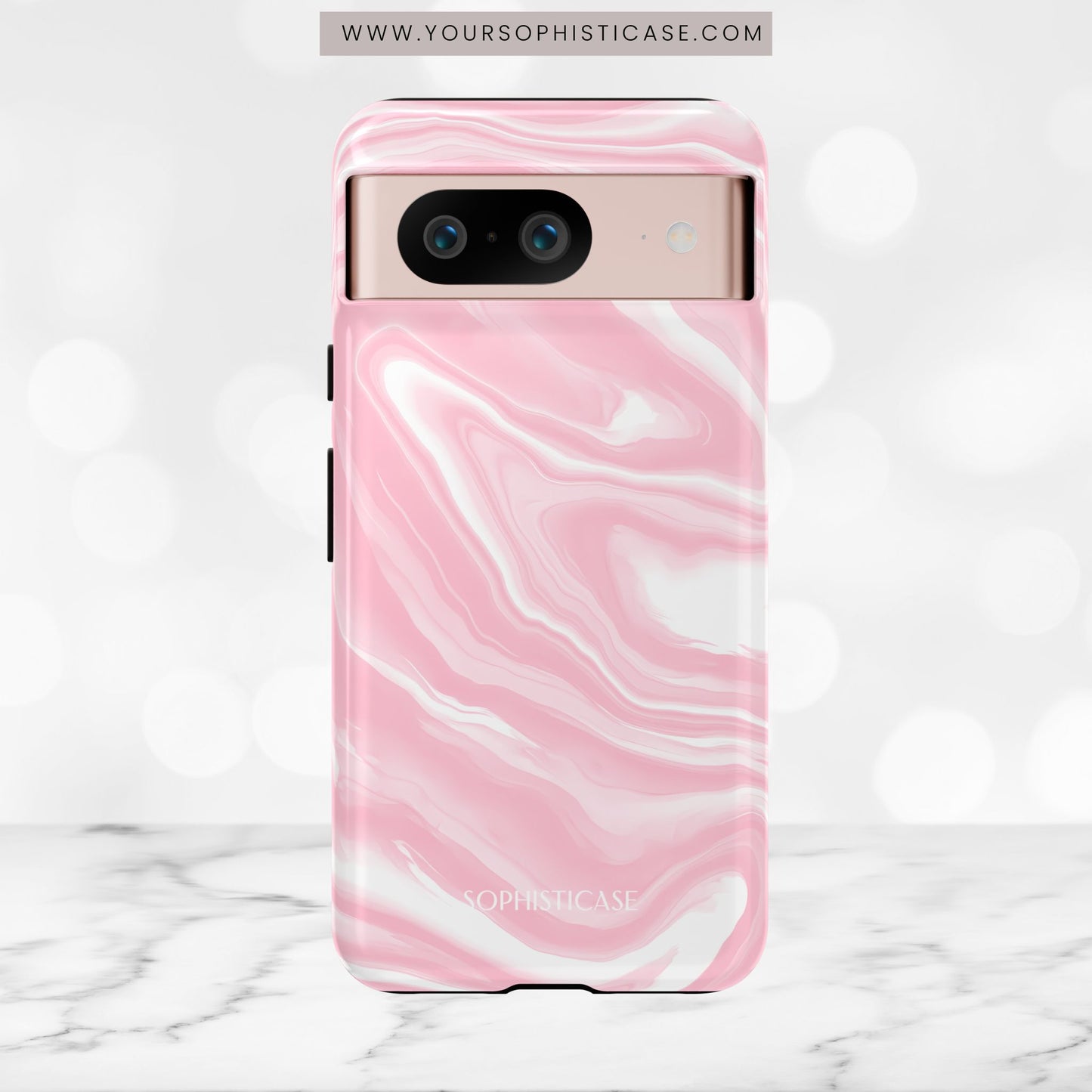 Liquid Dreams in Pink - Tough Phone Case