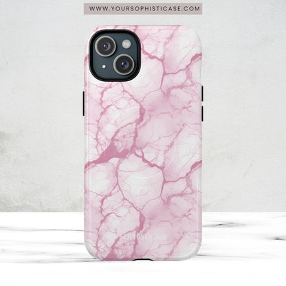Marble Opulence in Pink - Magsafe Case