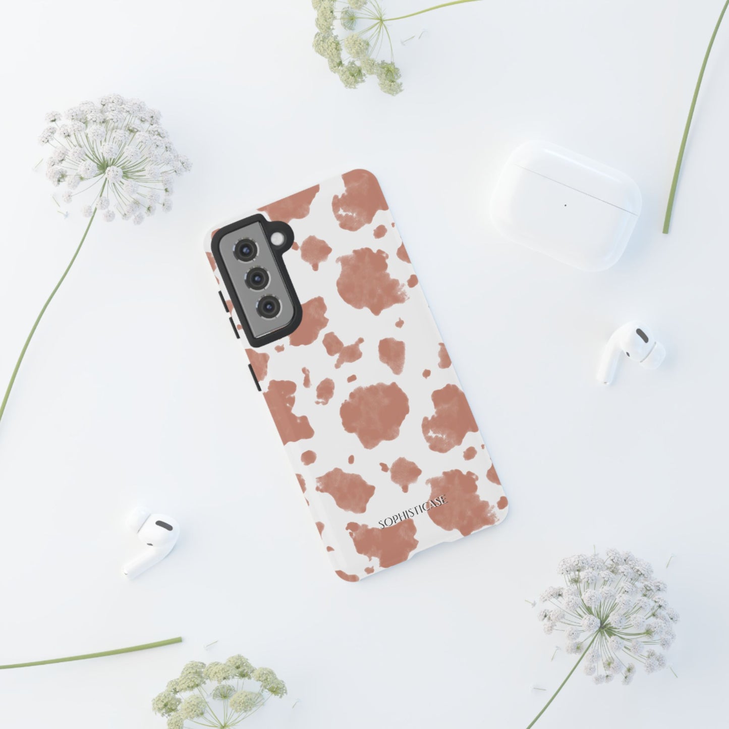 Holy Cow in Light Brown - iPhone Case, Samsung Galaxy Case, Google Pixel Case