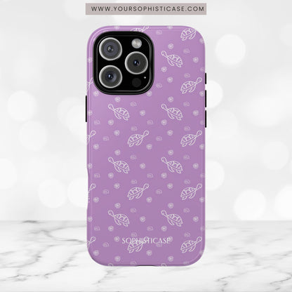 Turtle Island in Purple - iPhone Case