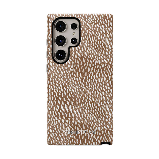 Oh Deer! in Brown - Drop Proof Phone Case for Samsung Galaxy