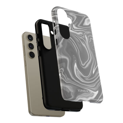 Liquid Dreams in Charcoal - Tough Phone Case