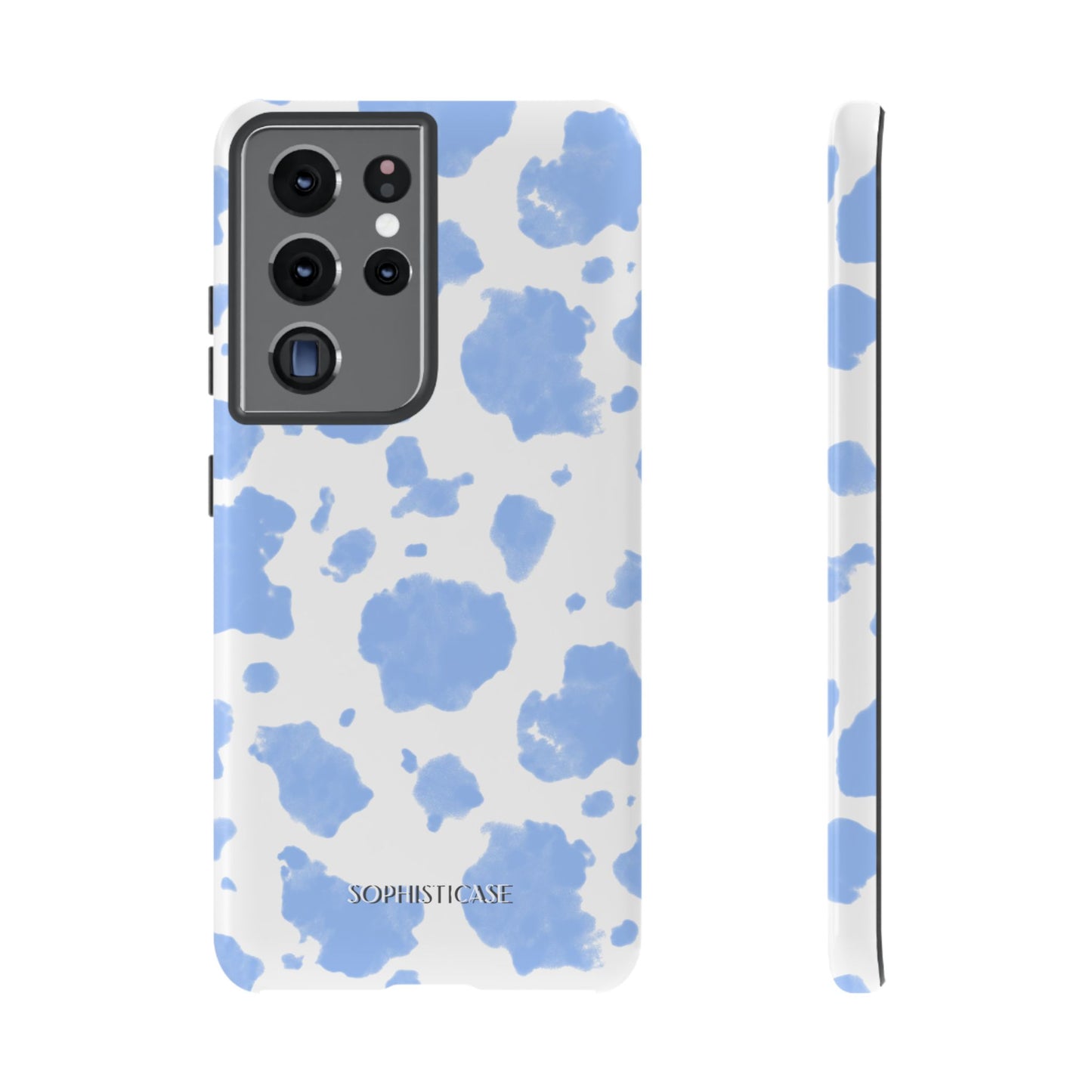 Holy Cow in Blue - iPhone Case, Samsung Galaxy Case, Google Pixel Case
