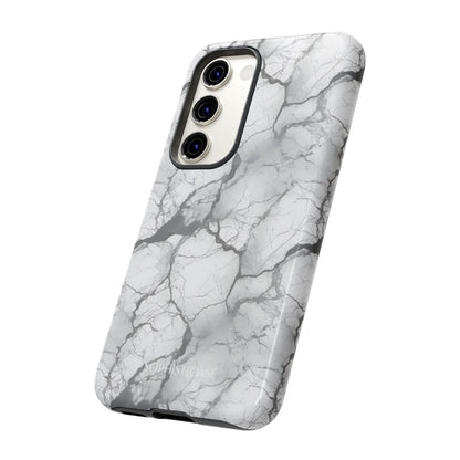 Marble Opulence in Charcoal Grey - Tough Phone Case