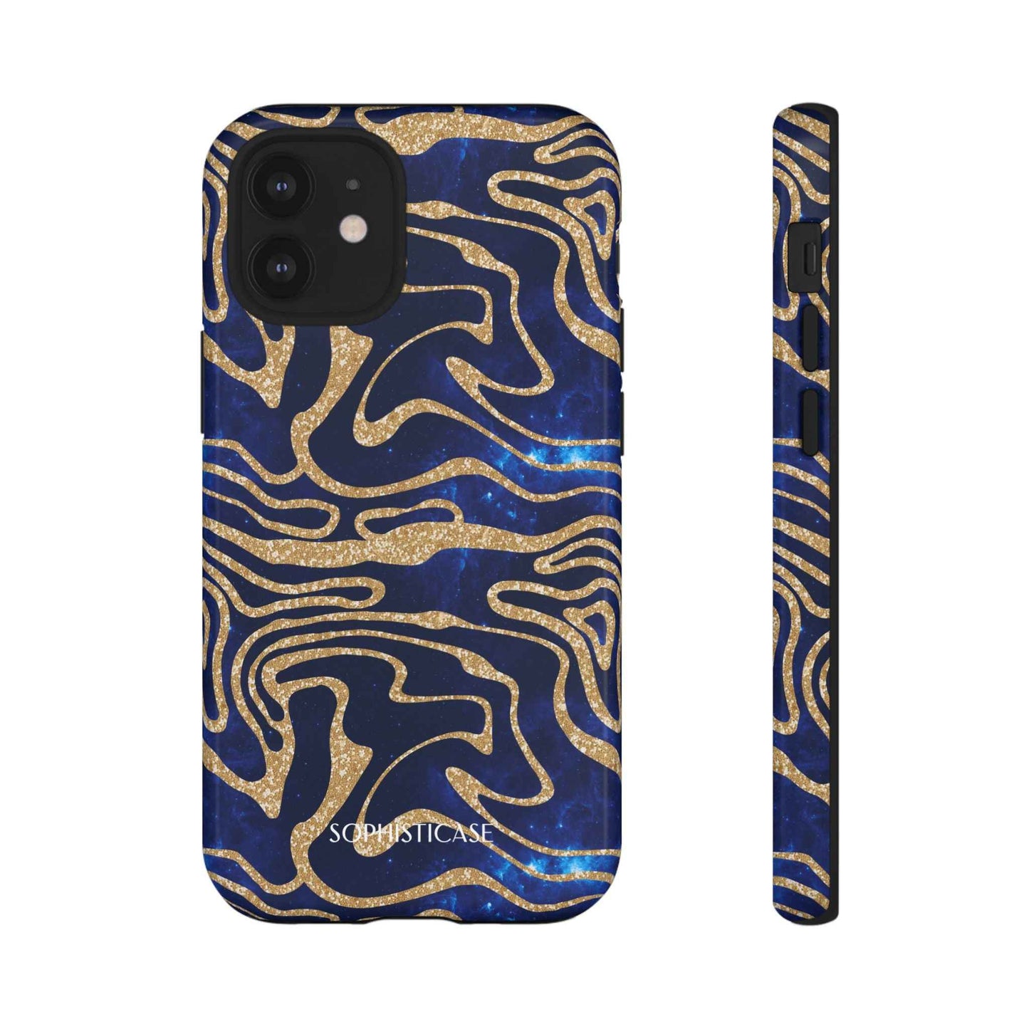 Cosmic Zebra in Blue - iPhone Case, Samsung Galaxy Case, Google Pixel Case